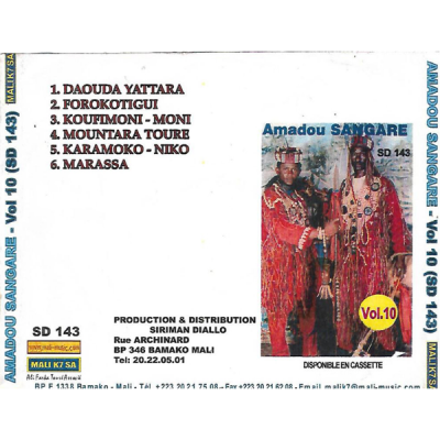 Amadou Sangaré Album: Amadou Sangaré Vol 10 Album