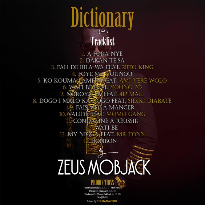 Mobjack  Album: Dictionary Vol 1 - (14 Tracks)
