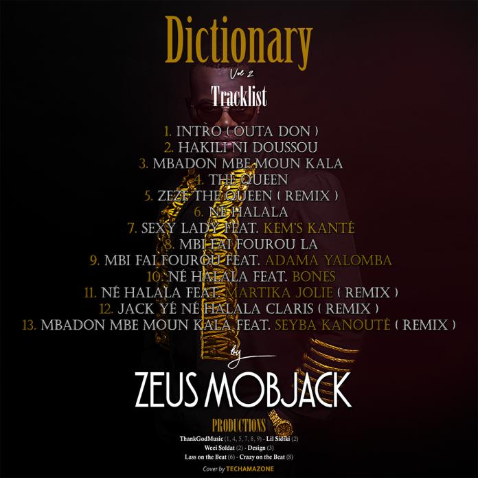 Mobjack  Album: Dictionary Vol 2 - (13 Tracks)