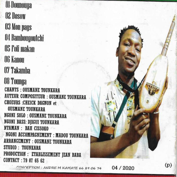 Ousmane Tounkara Album: Dounouya - (8 Tracks)